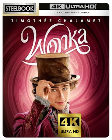 Wonka (steelbook exclusive) [Blu-Ray 4K]+[Blu-Ray]