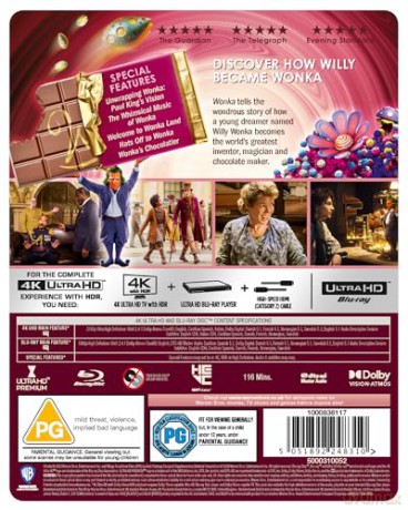 Wonka (steelbook exclusive) [Blu-Ray 4K]+[Blu-Ray]