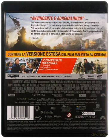 World War Z [Blu-Ray 4K]+[Blu-Ray]