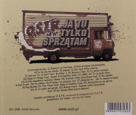 O.S.T.R.: Ja Tu Tylko Sprzątam [CD]