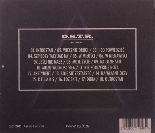 O.S.T.R.: Jazz, Dwa, Trzy [CD]