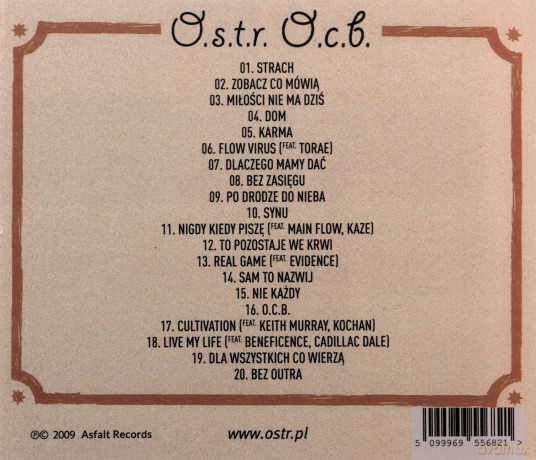 O.S.T.R.: O.C.B. [CD]