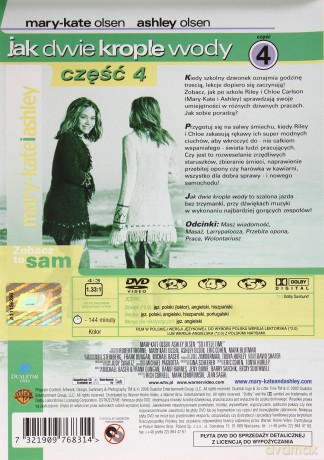 Mary-Kate i Ashley: Jak dwie krople wody 4 - Raz tu, raz tam [DVD]