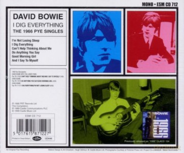 David Bowie: I Dig Everything: The 1966 Pye Singles [CD]