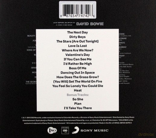 David Bowie: The Next Day [CD]