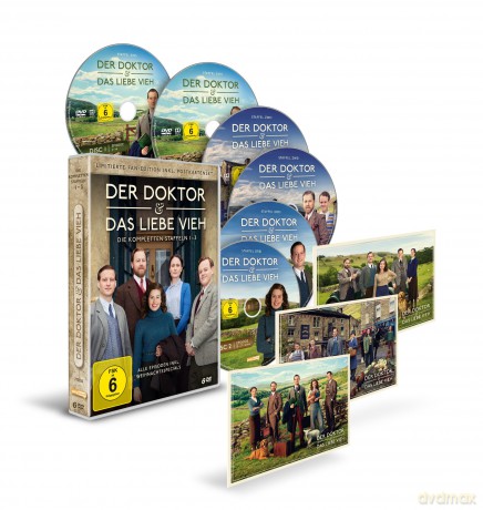 Der Doktor und das liebe Vieh - Die kompletten Staffeln 1-3 LTD. - Limitiertes Boxset inkl. Fan-Postkarten (exklusiv bei Amazon) [DVD]