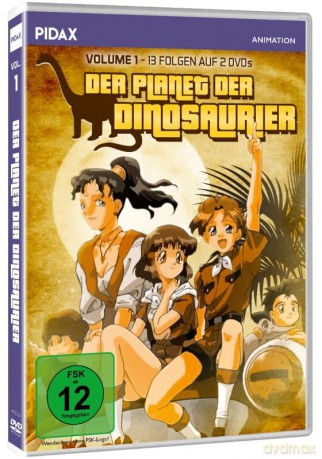 Der Planet der Dinosaurier - Die komplette 39 teilige Zeichentrickserie (frei nach dem Roman: Zwei Jahre Ferien von Jules Verne) plus Bonus DVDs Extreme Dinosaurs (Pidax Animation) [DVD]