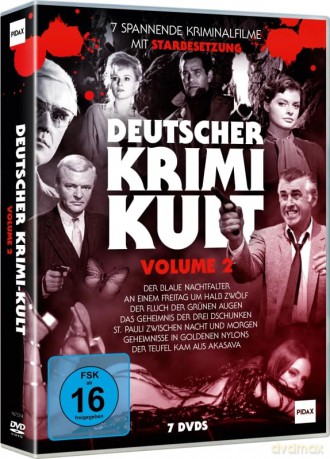 Deutscher Krimi Kult Vol. 1+2 - 15 spannende Kriminalfilme mit Starbesetzung (2 DVD-Boxen + Bonusfilm) Krimi Perlen angelehnt etwa im Style Edgar Wallace [DVD]