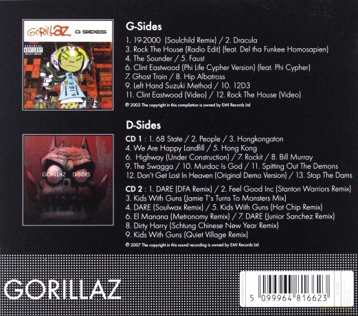 Gorillaz: G-Sides/D-Sides [3CD]