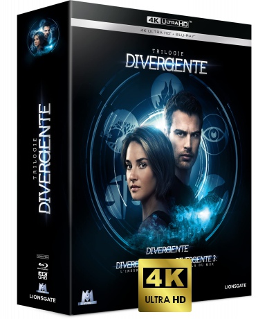 Divergente / Divergent Series: Insurgent / The Divergent Series: Allegiant (Niezgodna / Niezgodna: Zbuntowana / Niezgodna: Wierna) [3xBlu-Ray 4K]+[3xBlu-Ray]
