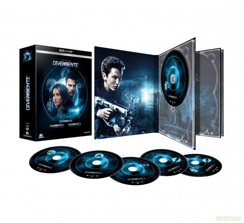 Divergente / Divergent Series: Insurgent / The Divergent Series: Allegiant (Niezgodna / Niezgodna: Zbuntowana / Niezgodna: Wierna) [3xBlu-Ray 4K]+[3xBlu-Ray]