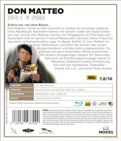 Don Matteo Staffel 4 - Gesamtbox - Alle 24 Folgen der populären und preisausgezeichneten Serie mit Terence Hill als moderner Pfarrer und Meister-Detektiv [Blu-Ray]
