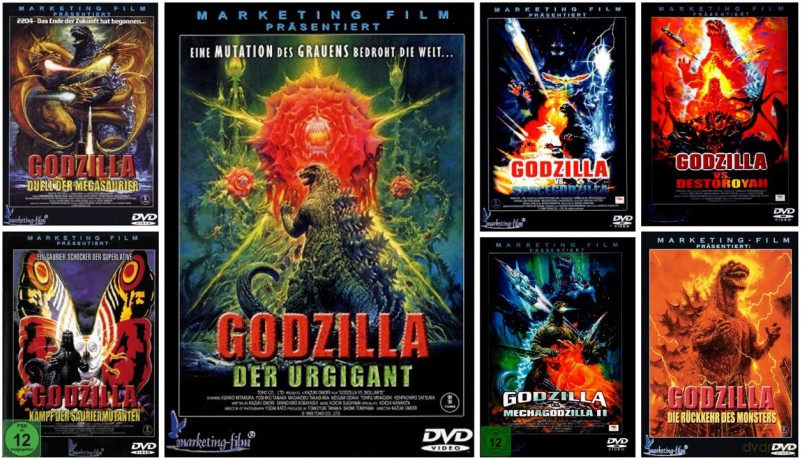 Godzilla Heisei Edition - Alle 7 Kaiju Klassiker der Heissei Ära auf 7 DVDs in einer Collection - Preisgekrönte Monster Filme aus den legendären Toho Studios in Real und Animation [DVD]