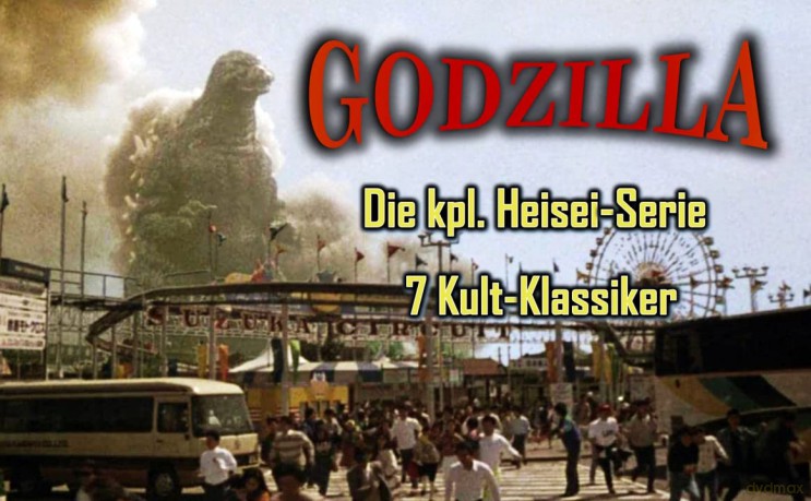 Godzilla Heisei Edition - Alle 7 Kaiju Klassiker der Heissei Ära auf 7 DVDs in einer Collection - Preisgekrönte Monster Filme aus den legendären Toho Studios in Real und Animation [DVD]