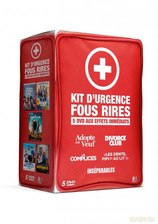 Kit d'urgence Fous rires - Coffret 5 films aux Effets immédiats [DVD]