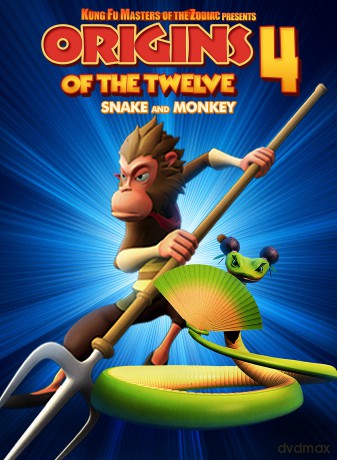 Kung Fu Masters Of The Zodiac Presents... Origins Of The Twelve 4: Snake and Monkey [DVD]