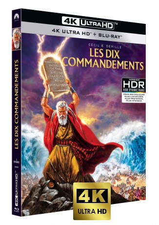 Les Dix Commandements (Dziesięcioro przykazań) [Blu-Ray 4K]+[Blu-Ray]