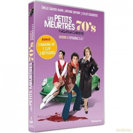 Les Petits meurtres d'Agatha Christie 70's - Saison 3 - Épisodes 5 a 7 [DVD]