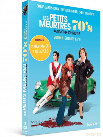 Les Petits meurtres d'Agatha Christie 70's - Saison 3 - Épisodes 8 a 10 [DVD]