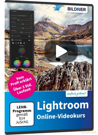 Lightroom - Online-Videokurs: Die Bildbearbeitungs-Software leicht nachvollziehbar vom Profi erklärt - Videos mit über 3 Stunden Laufzeit - Gutschein-Code für den Kurs als Stream [DVD]
