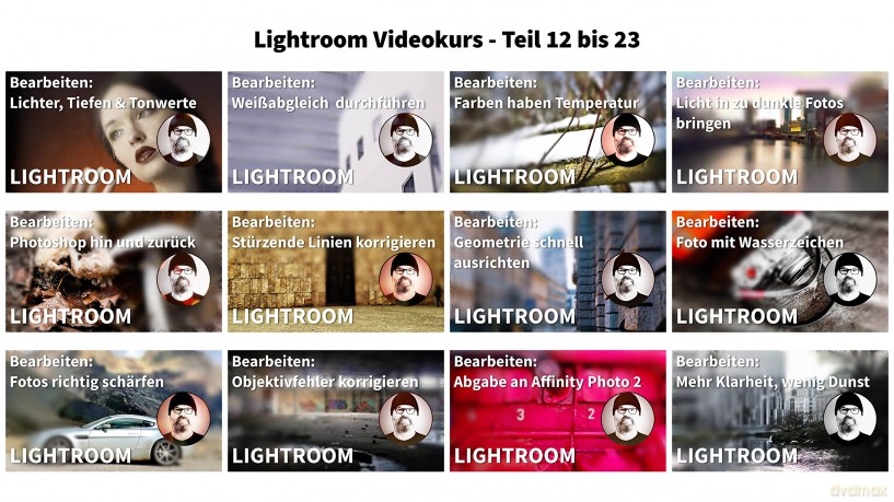 Lightroom - Online-Videokurs: Die Bildbearbeitungs-Software leicht nachvollziehbar vom Profi erklärt - Videos mit über 3 Stunden Laufzeit - Gutschein-Code für den Kurs als Stream [DVD]
