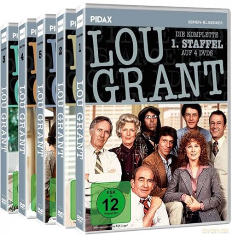 Lou Grant - die komplette 114-teilige preisgekrönte Kult Reporter Serie mit Edward Asner (Pidax Serien-Klassiker) zzgl. Bonus Krimi DVD [DVD]