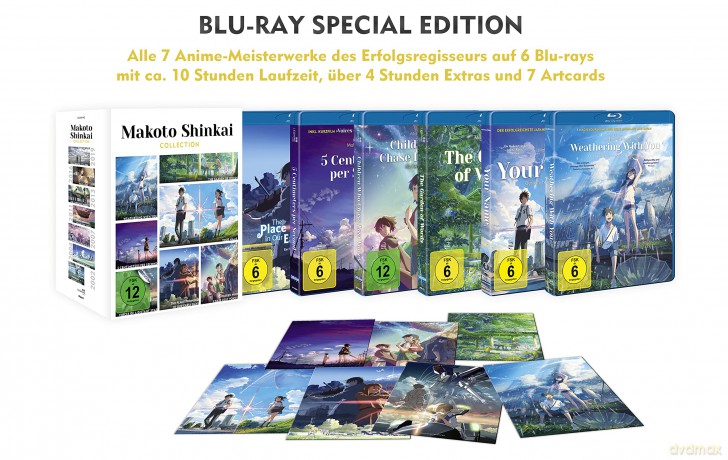 Makoto Shinkai Collection (Special Edition exklusiv Amazon) [Blu-Ray]