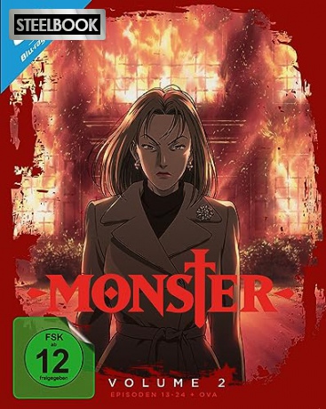 MONSTER - Volume 2 (Ep. 13-24+OVA) (Steelbook, 2 Blu-rays) [Blu-Ray]