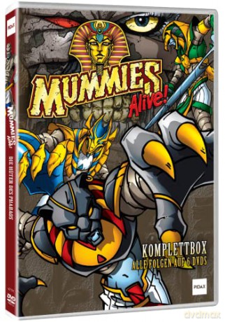 Mummies Alive Komplettbox: Die Hüter des Pharaos - Die Welt der ägyptischen Mythologie mit den unsterblichen Helden der Kindheit - 90er Fantasy Zeichentrick-Serie [DVD]