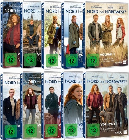 Nord bei Nordwest - 20 Spielfilm-Folgen der erfolgreichen ARD Küsten-Krimi-Reihe (Vol. 1 bis 10) [DVD]