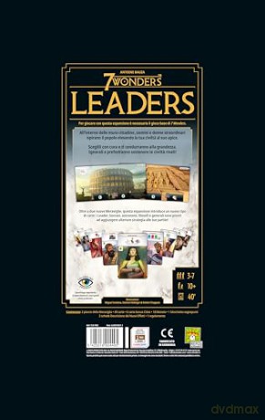 Repos Production 7 Wonders Leaders Nouvelle édition expansion Italien [DVD]