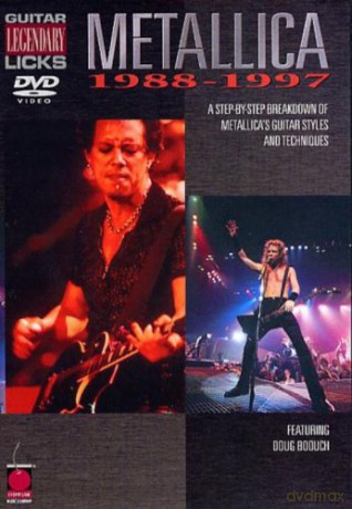 Metallica: Legendary Guitar Licks - Metallica 1988-97 [DVD]