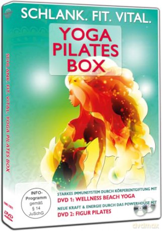 Schlank.Fit.Vital.Yoga Pilates Box [DVD]