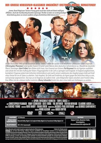 Spion zwischen zwei Fronten - Uncut Kriegsfilm der 60er Jahre - Aufbereitet vom HD Master - Mit den Legenden Christopher Plummer und Romy Schneider - 2. Weltkrieg Spionagefilm [DVD]