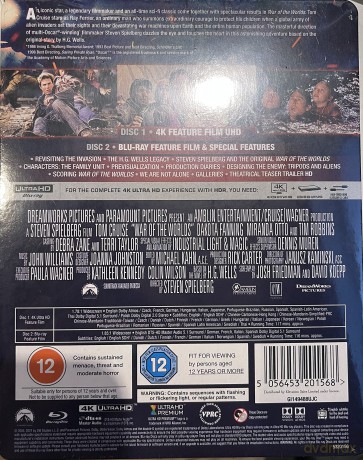 Wojna Światów (War of The Worlds) (steelbook) [Blu-Ray 4K]+[Blu-Ray]