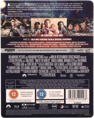 Wojna Światów (War of The Worlds) (steelbook) [Blu-Ray 4K]+[Blu-Ray]