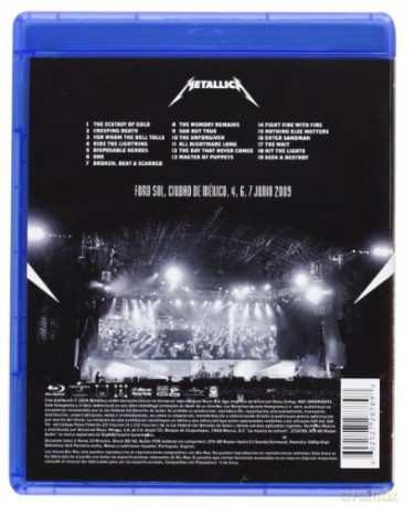 Metallica: Orgullo Pasion Y Gloria: Tres Noches En Mexico [Blu-Ray]