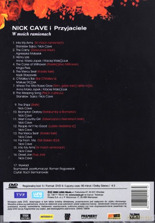 Nick Cave I Przyjaciele-W Moich Ramionach [DVD]