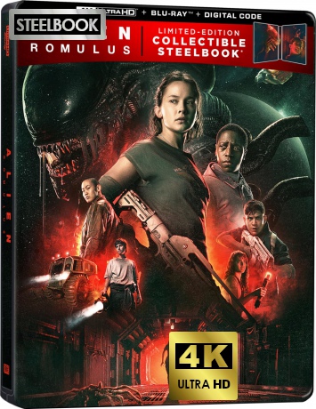 Alien: Romulus (Obcy: Romulus) (steelbook) [Blu-Ray 4K]+[Blu-Ray]