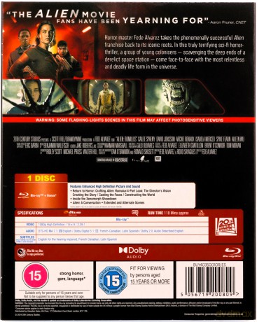 Alien: Romulus (Obcy: Romulus) [Blu-Ray]