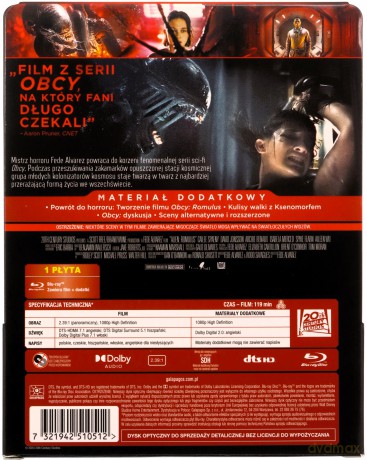 Obcy: Romulus (steelbook) [Blu-Ray]