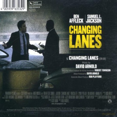 Changing Lanes soundtrack (Zmiana Pasa) (David Arnold) [CD]