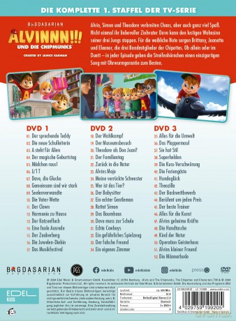 Alvinnn!!! und die Chipmunks: Die komplette 1. Staffel der TV-Serie auf 3 DVDs [DVD]
