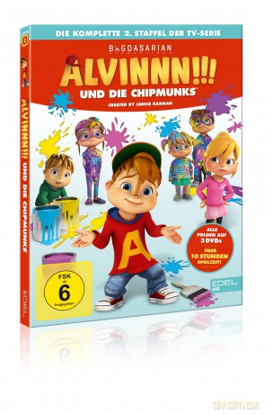Alvinnn!!! und die Chipmunks: Die komplette 2. Staffel der TV-Serie auf 3 DVDs [DVD]