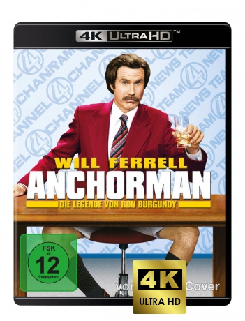 Anchorman The Legend of Ron Burgundy (Legenda telewizji)  [Blu-Ray 4K]+[Blu-Ray]