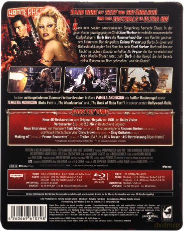 Barb Wire (Żyleta) (steelbook) [Blu-Ray 4K]+[Blu-Ray]