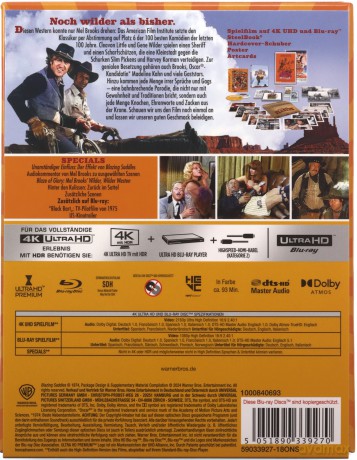 Blazing Saddles (Płonące siodła) [Blu-Ray 4K]+[Blu-Ray]