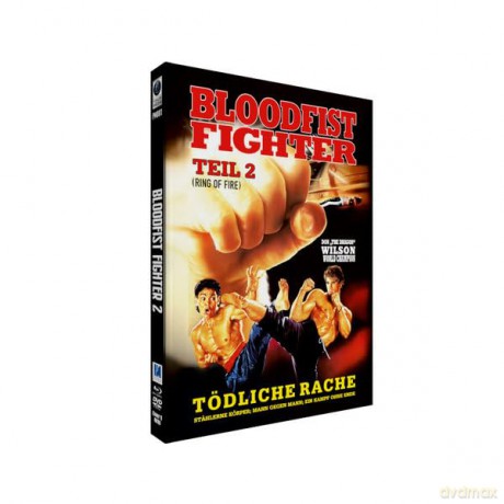Bloodfist Fighter - Ring of Fire 1 Mediabook - Cover B - Limited Edition auf 222 Stück (Blu-ray+DVD) [Blu-Ray]