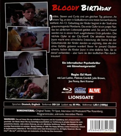Bloody Birthday (Angst) [Blu-Ray]