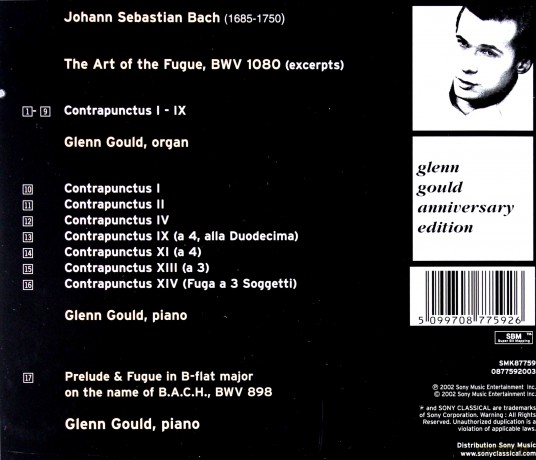 Glenn Gould: Bach: The Art of the Fugue [CD]